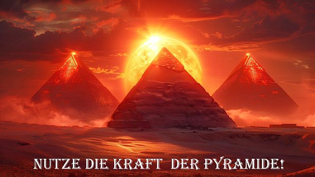 Nutze die Kraft der Pyramide!