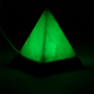 Preview: Mini Mood Salzlampe Pyramide weiß USB+LED