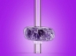 Preview: Glasstrohhalm Crystal Straw - Amethyst