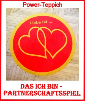 Heart Power-Teppich ROT