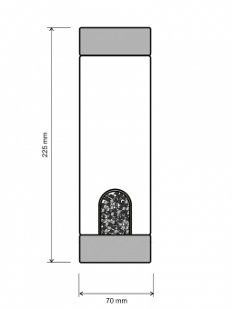 Trinkflasche VIA - ohne Edelsteinmodul