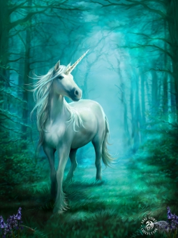 Anne Stokes - Forest Unicorn 3D - 30 x 40 Lenticular Bild
