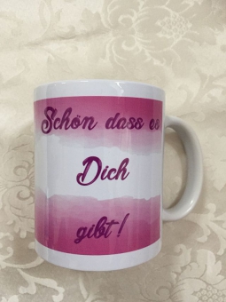 Power-Tasse ROSA - Schön dass es dich gibt