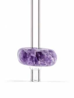 Glasstrohhalm Crystal Straw - Amethyst