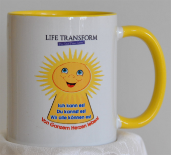 Power-Tasse GELB LT-Text